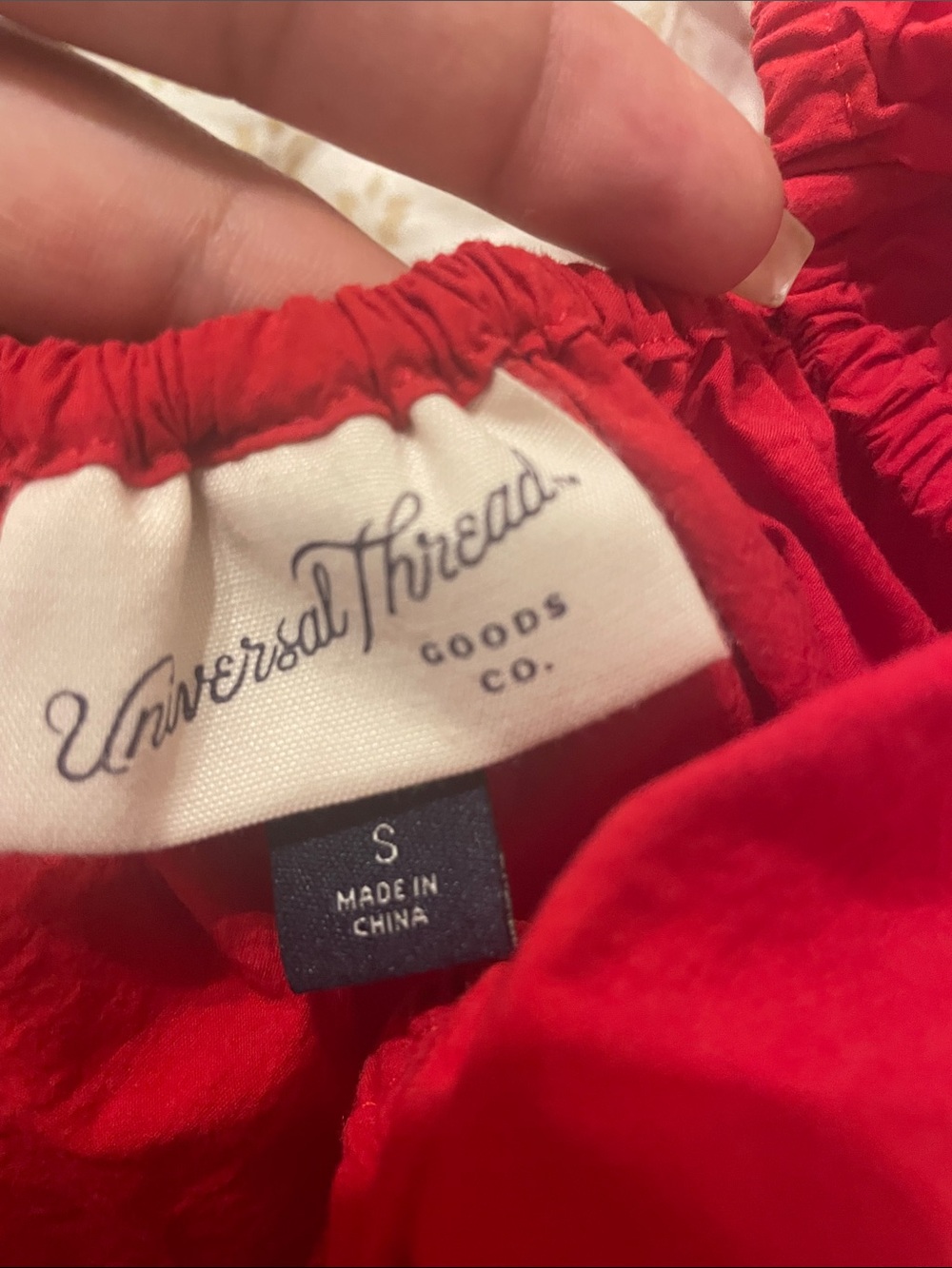 Universal Thread Red Ruffle-Shoulder Maxi Dress - Picture 4 of 4